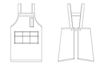 エプロン,無地,ツイル,リップストップ,ナイロン,ポリエステル,ショート丈,レギュラー丈,ロング,撥水,男性用,メンズ,ガーデニング,介護,サロン,ギャルソン,前掛け,前結び,三渡産業,メーカー,お尻が隠れる,卸売り,前しばり