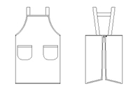 エプロン,無地,ツイル,リップストップ,ナイロン,ポリエステル,ショート丈,レギュラー丈,ロング,撥水,男性用,メンズ,ガーデニング,介護,サロン,ギャルソン,前掛け,前結び,三渡産業,メーカー,お尻が隠れる,卸売り,前しばり